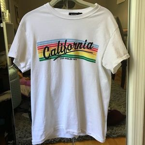 white california tshirt